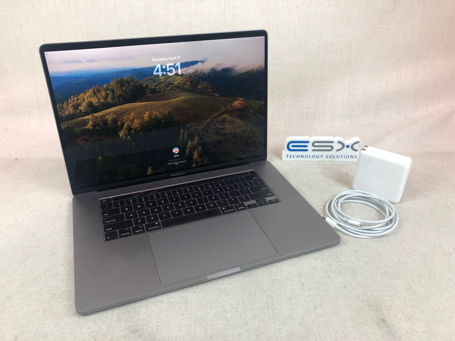 Apple MacBook Pro, 2019, 16” Notebook MVVM2LL/A, i9-9880H, 32gb, 1TB SSD