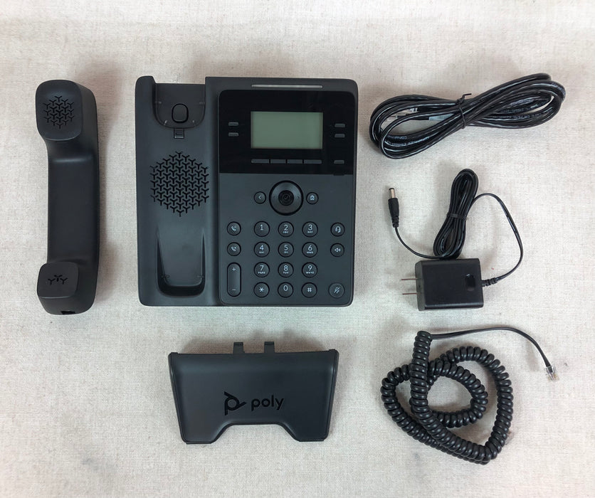 Polycom Poly Edge B30 IP phone set, 2201-49825-001, 48V adapter