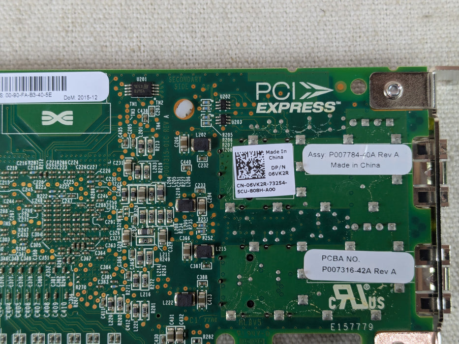 Dell 6VK2R Emulex LPE16002 Dual-Port 16Gb/s FC HBA Low Profile