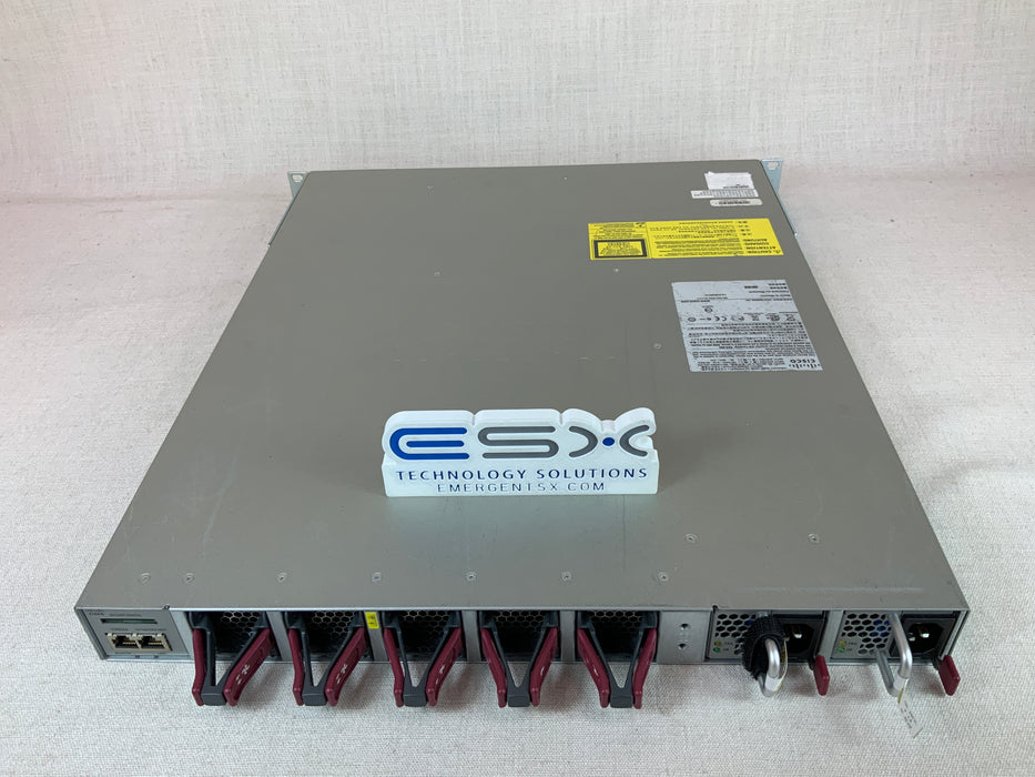 Cisco WS-C4500X-16SFP+ Catalyst 16 Port 10G Switch Reverse Air Dual PSU