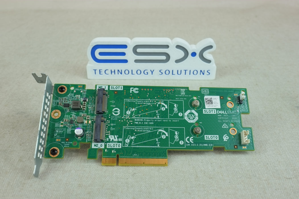 Dell 61F54 BOSS Boot Optimized Dual M.2 SSD PCIe Controller Card Low Profile