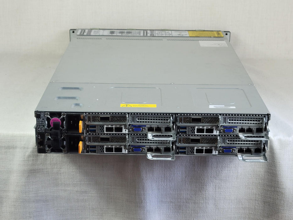 OEM Gigabyte H261-N80 2U 24x 2.5” 4 Node Server 8x Xeon Gold 6148 2.4GHz 2TB