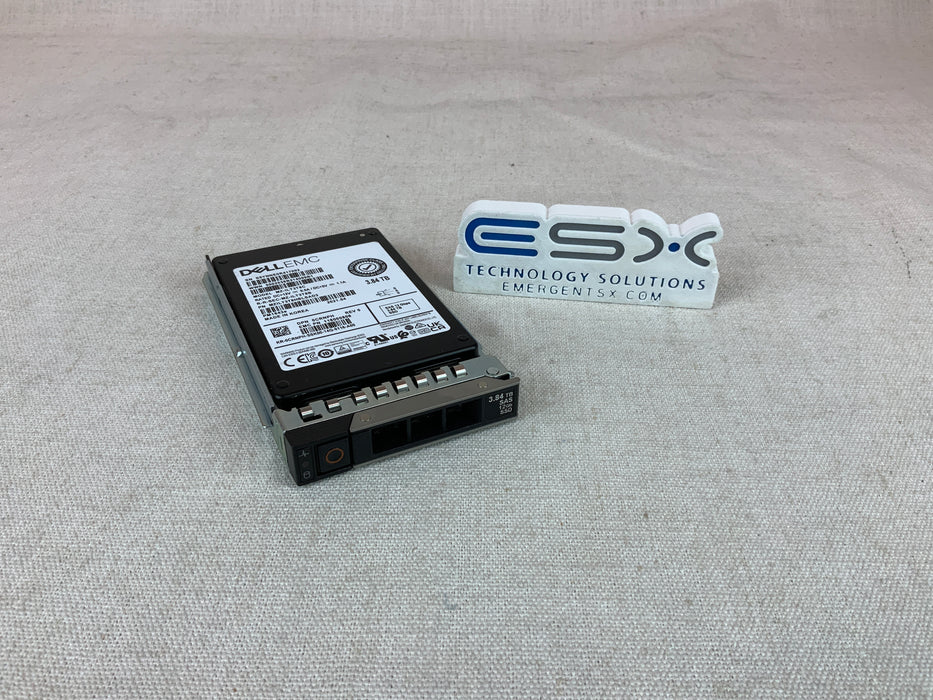 Dell CRNPH 3.84TB 12Gb/s 2.5" SAS RI SSD PM1643a MZ-ILT3T8C w/ 14G Tray - 100%