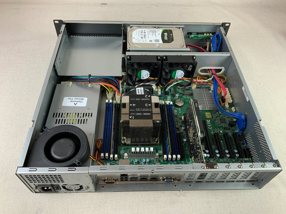 Superlogics 2U Rack Mount PC | 1 x Intel 4216 | 16gb Ram | 1TB SSD & 1TB HDD