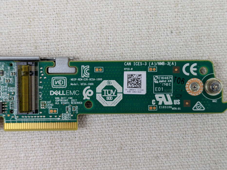 Dell 853XN BOSS S-1 Boot Optimized Storage Controller 2x M.2 Reader M640 FC640