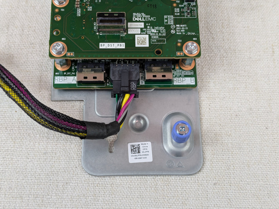 Dell NJFF6 2x 2.5" Rear Backplane/Expansion Cage for R750XS/R760XS w/Power Cable
