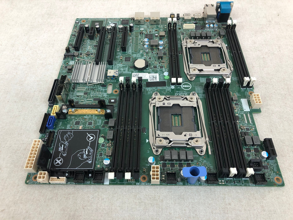 Dell 3XKDV PowerEdge R430 R530 Server V2 System Motherboard w/ 2 Heatsinks