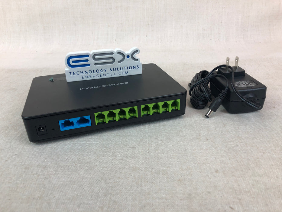 Grandstream HT818 Analog Telephone Adapter 8 FXS Gigabit Router | Open box