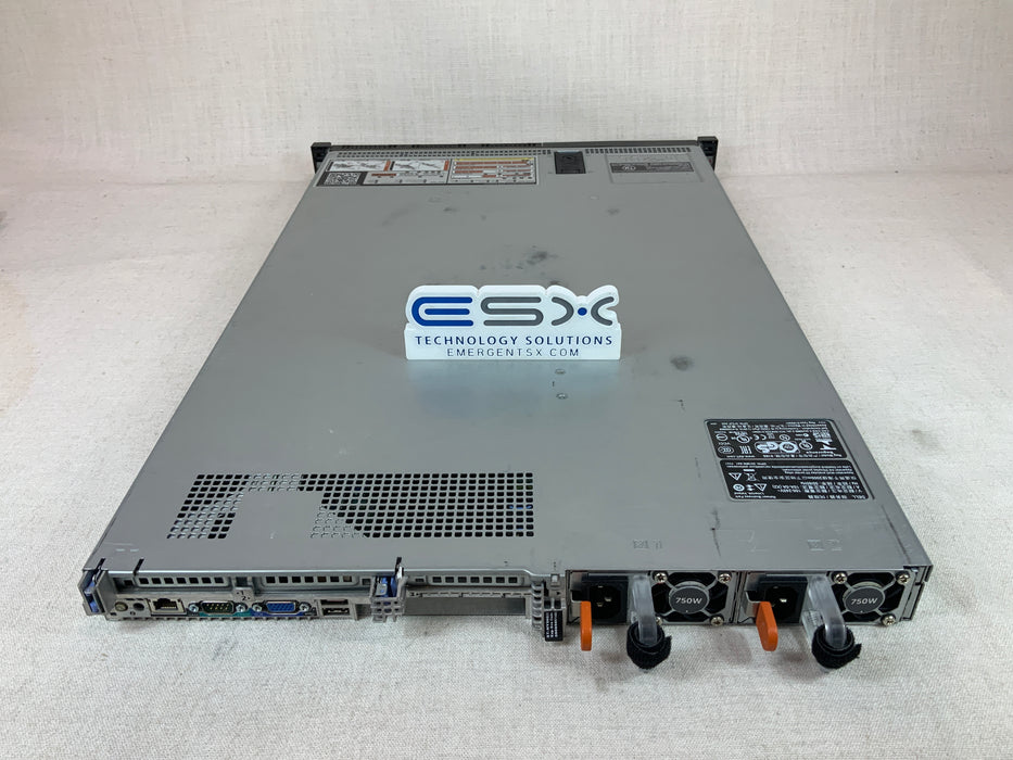 Dell PowerEdge R620 2x 6-Core E5-2620v2 @ 2.1GHz 128GB RAM No HDDs PERC H710
