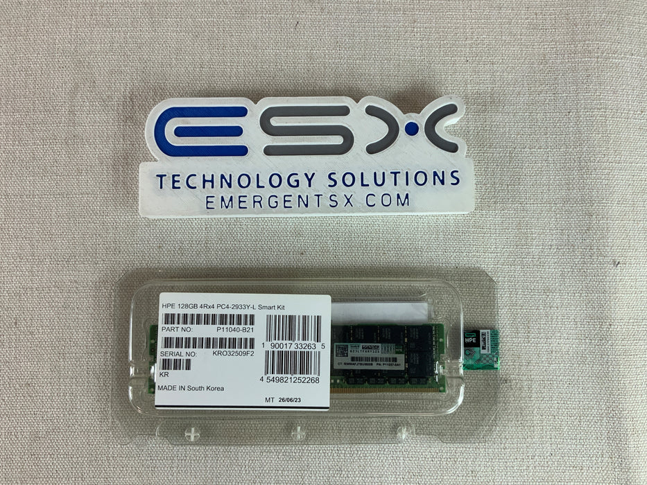 P11057-0A1, HPE 128GB (1X128GB) QUAD RANK X4 DDR4-2933, P16001-001, P11040-B21