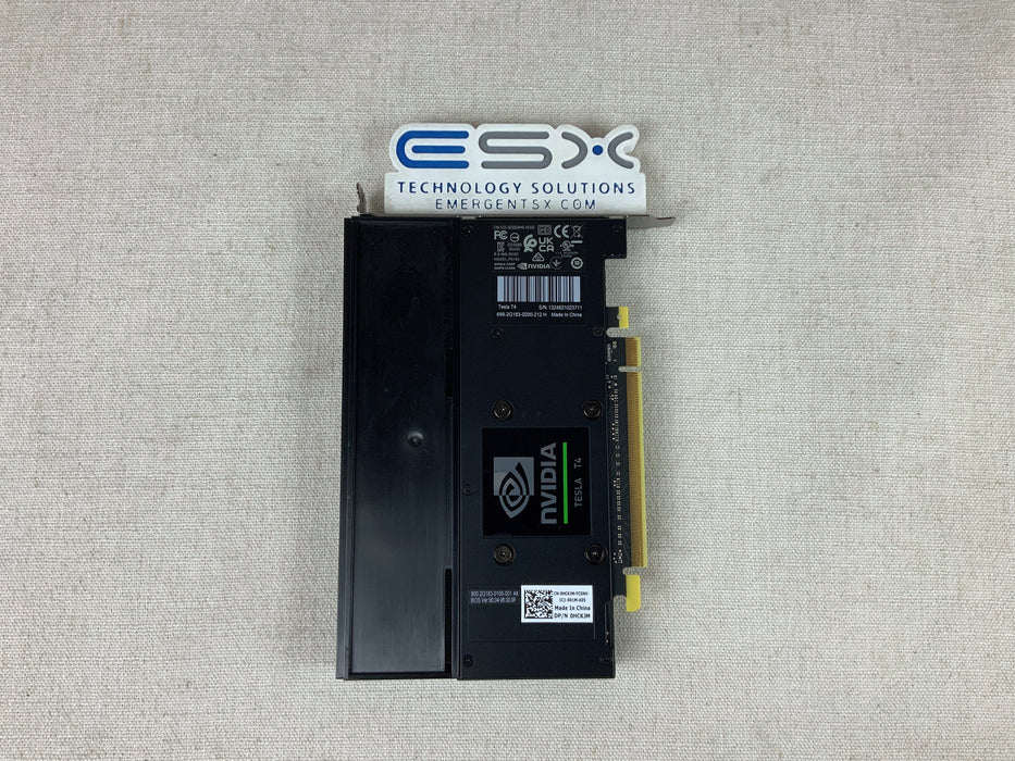 Dell HCKJM Nvidia Tesla T4 16GB GDDR6 PCIe x16 Passive GPU Graphics Card