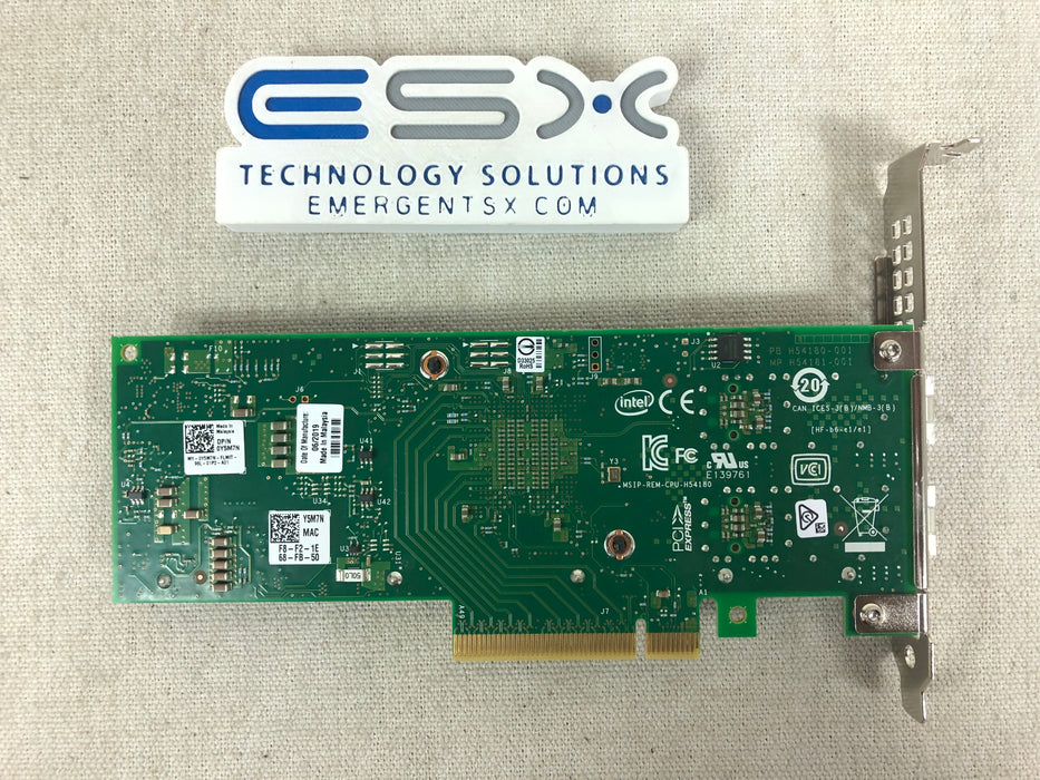 Dell Y5M7N Intel X710-DA2 Dual Port 10G SFP+ Converged Network Adapter FH