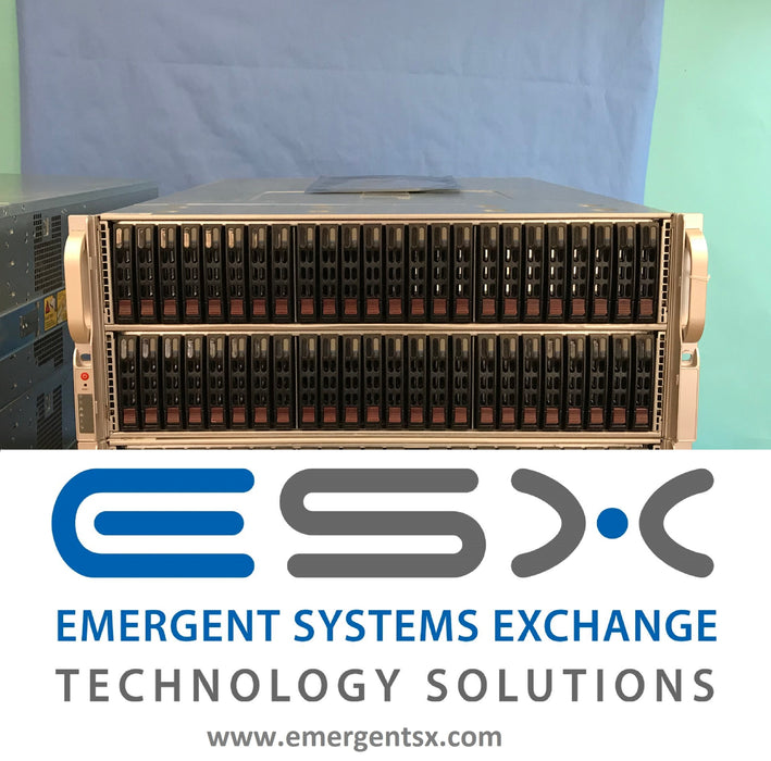 TEGILE - ES4100, 4U, 72-bay Expansion Shelf – 8 x 200GB SSD & 64 x 1TB 7.2K 2.5”