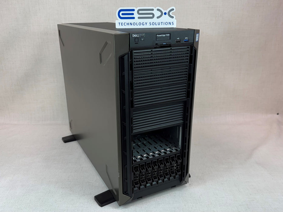 Dell PowerEdge T440 16x 2.5” Server 1x 8C Silver 4110 2.1GHz, 64GB, PERC H730p