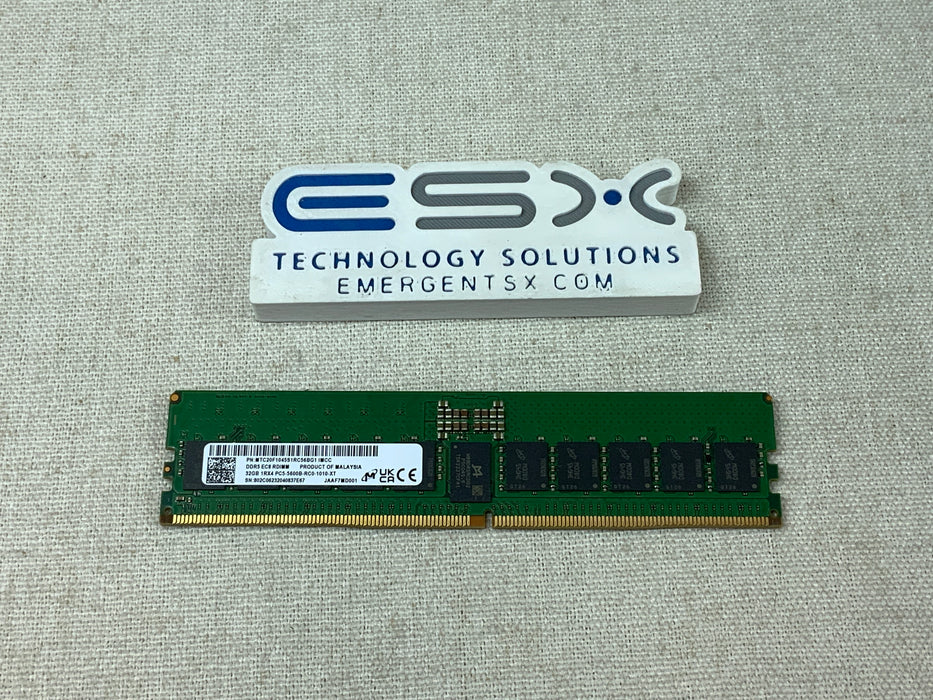 Micron MTC20F1045S1RC56BG1 32GB 1Rx4 PC5-5600B DDR5 RDIMM