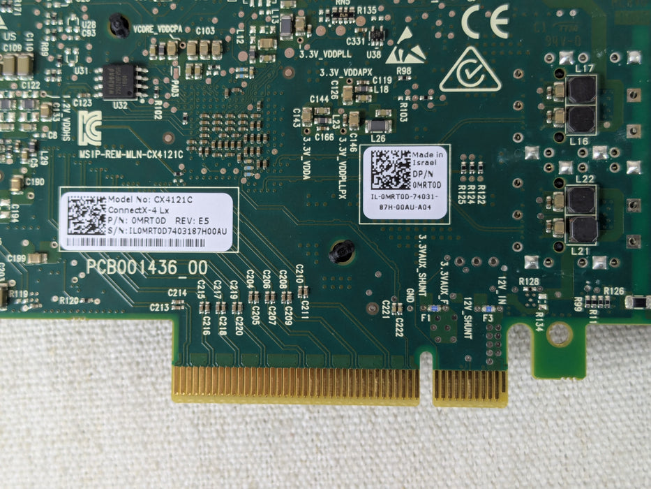 Dell MRT0D Mellanox CX4121C Dual Port 25Gb/s SFP28 Network Adapter Full Height