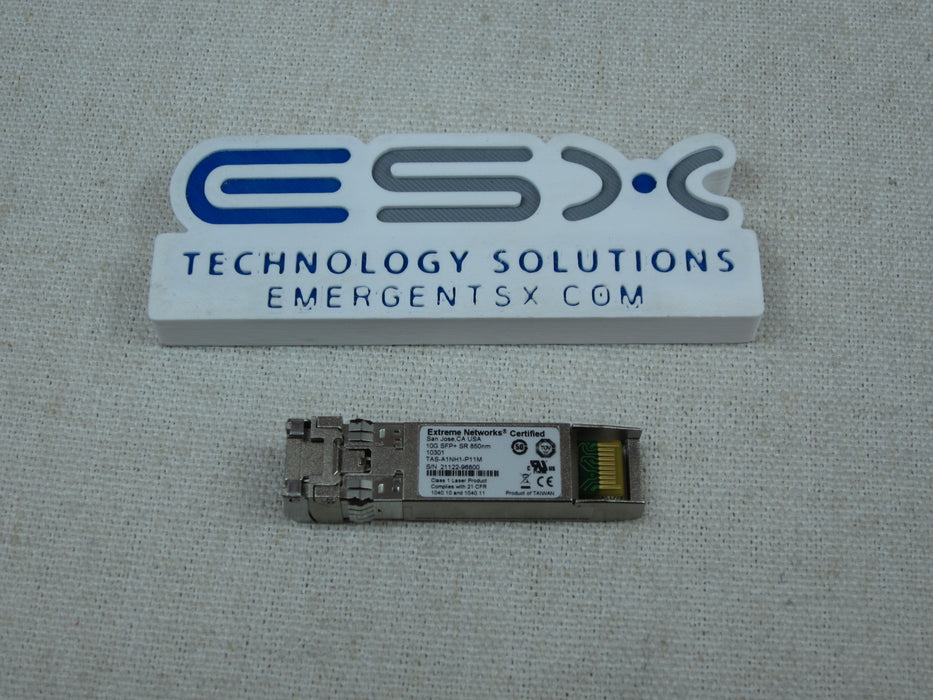 Extreme Networks TAS-A1NH1-P11M 10GbE SFP+ SR 850nm Transceiver