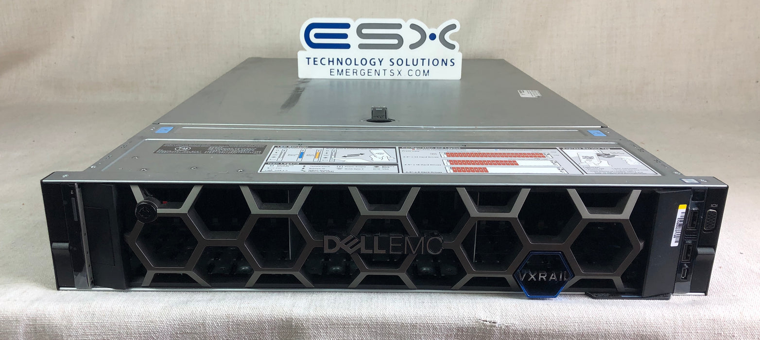 Dell R740XD VxRail AI Server- 2x 12C Gold 6226, 256GB, 3x Nvidia Tesla T4 16GB