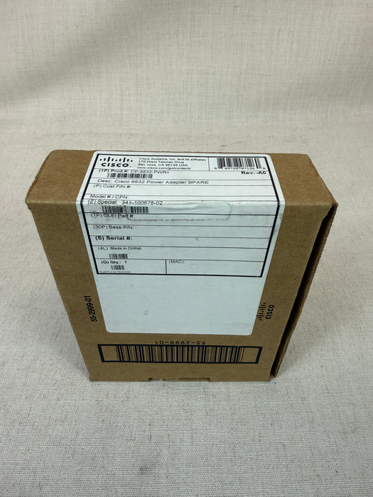Cisco CP-8832-PWR= USB-C Power adapter | 341-100678-02 | AQ18A-59CFA