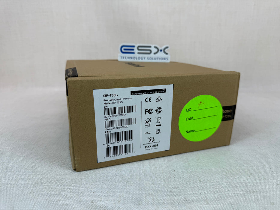 Yealink - Classic IP Phone and Accessories SIP-T33G
