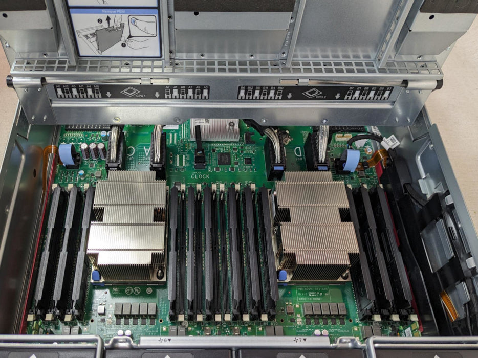 Dell R940 Rear Dell PowerEdge R940 3U Rack Server — ESX Technology Solutions