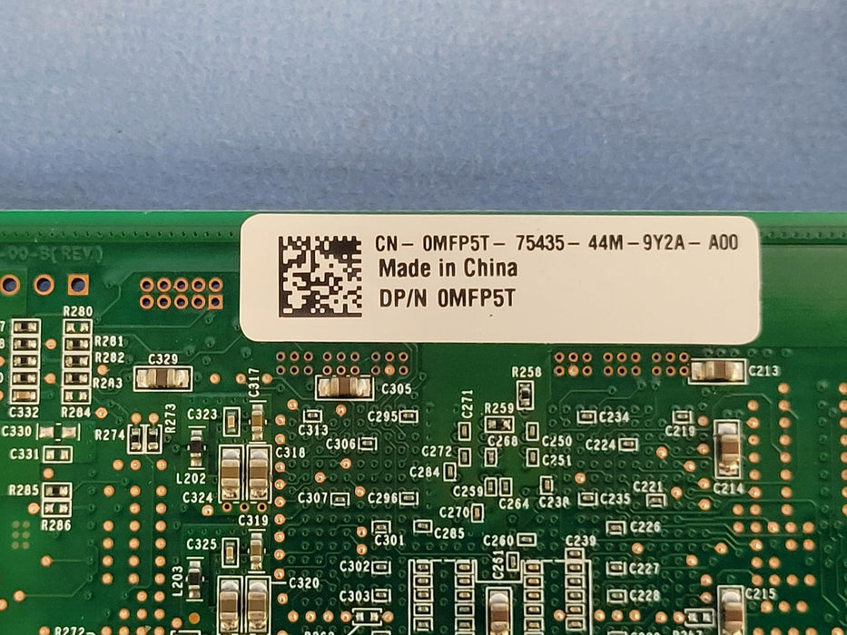 Lot of 2 Dell MFP5T QLogic Dual-Port 8Gb/s PCI-e Fiber Channel HBA w/ SFPs