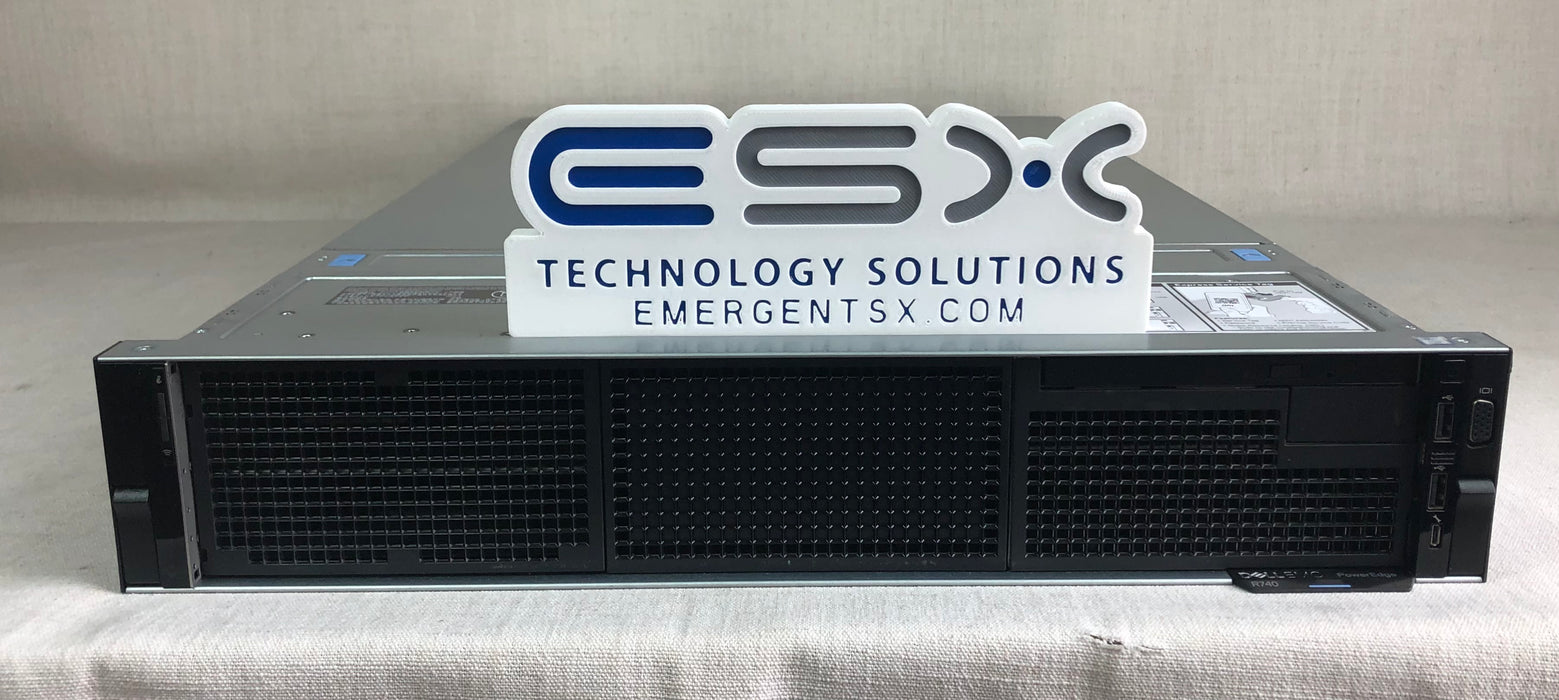Dell PowerEdge R740 2U VMware Server 2x Intel 20 Core Gold 6148 @ 2.4GHz 512GB