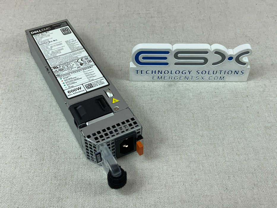 Dell 3THTT 600W 80 Plus Platinum Power Supply for PowerEdge 15/16G R350 R360