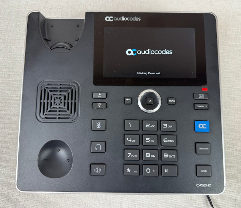 Open box AudioCodes GGWV00743 Teams edition PoE IP phone | TEAMS-C455HD-DBW