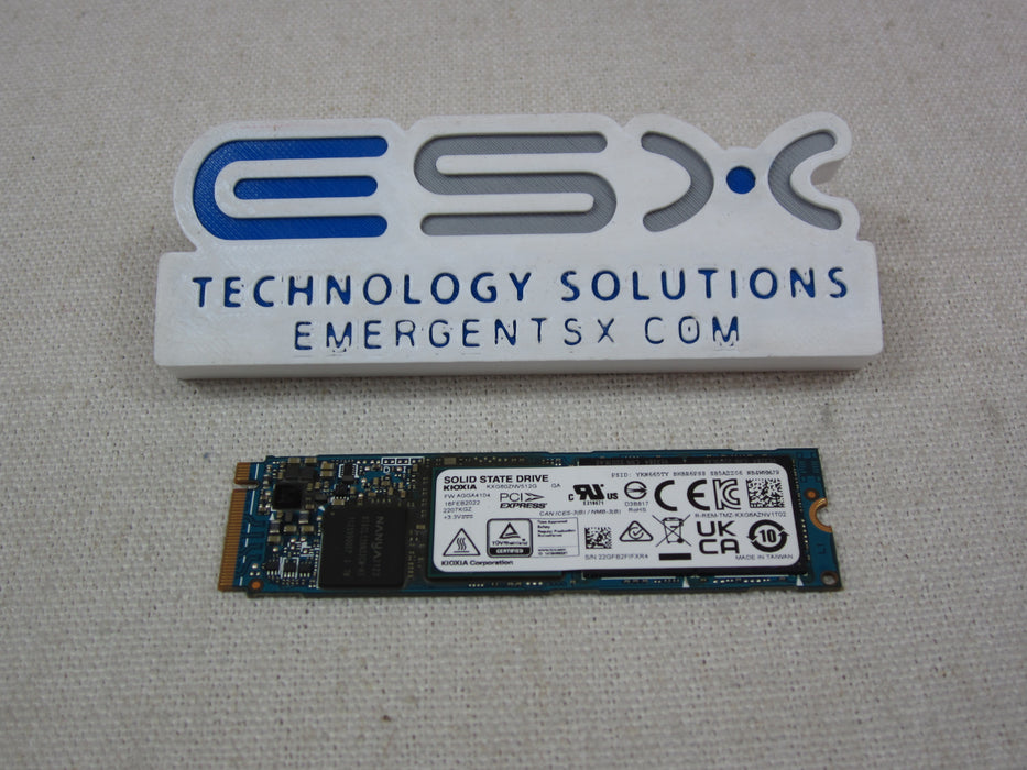 TOSHIBA 512GB M.2 2280 NVMe PCIe SSD - KXG60ZNV512G