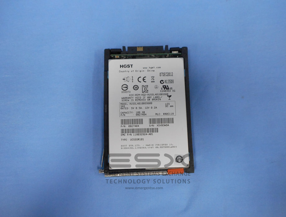 EMC 100GB 2.5″ 6G SAS SSD - PN: V4-2S6F-100 / 005049621