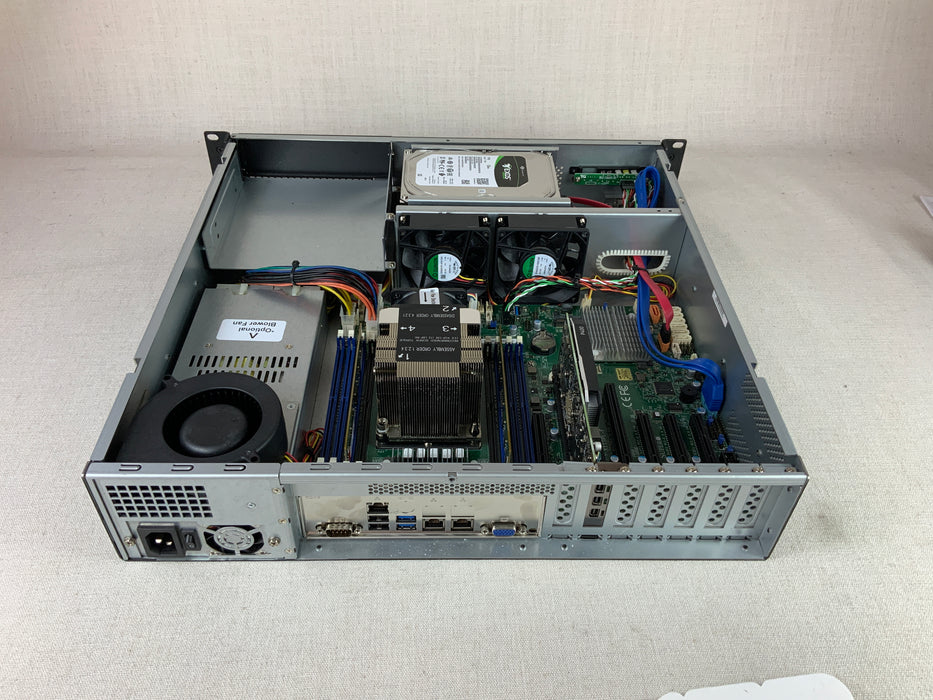 Superlogics 2U Rack Mount PC | 1 x Intel 4216 | 16gb Ram | 1TB SSD & 1TB HDD