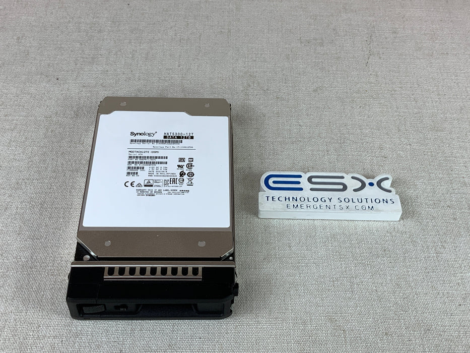 Synology HAT5300-12T 12TB SATA 3.5" HDD | MG07ACA12TE | 17-110012T00