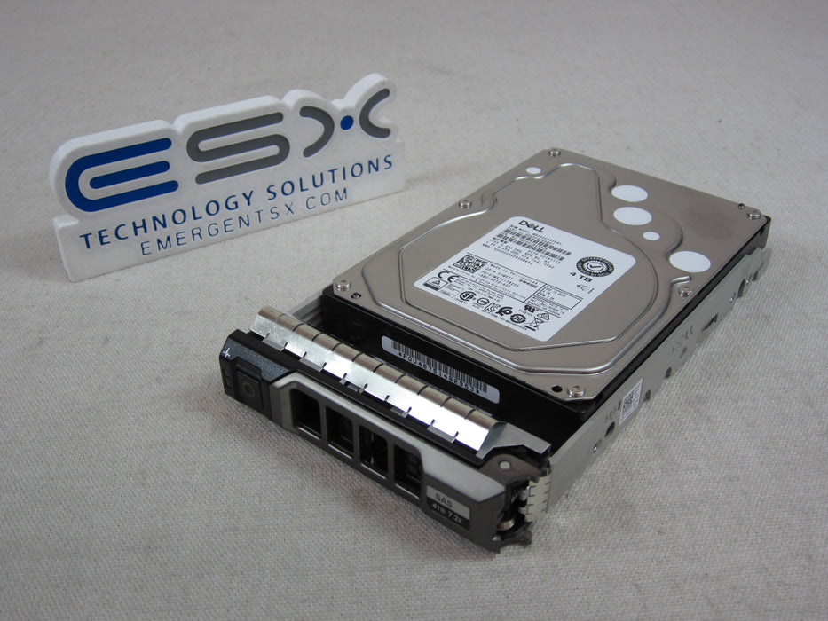 Dell 1MVTT 4TB 7.2k 12Gb/s 3.5” SAS Hard Drive Toshiba MG04SCA40ENY w/ 13G Tray