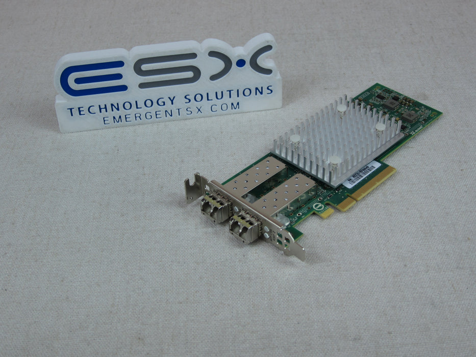 Dell 807N9 Qlogic QL41112 Dual Port 10G SFP+ Network Adapter w/ SFPs Low Profile