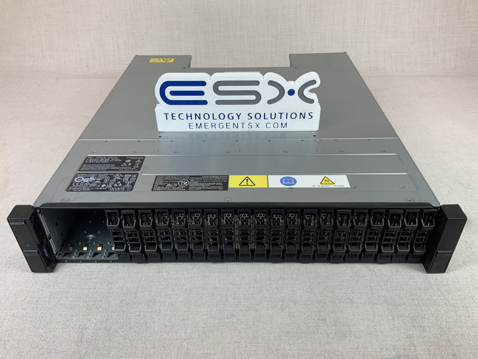Dell PowerVault ME5024 24x 2.5” CTO Storage Array– 2x 12G SAS Controller, 2x PSU