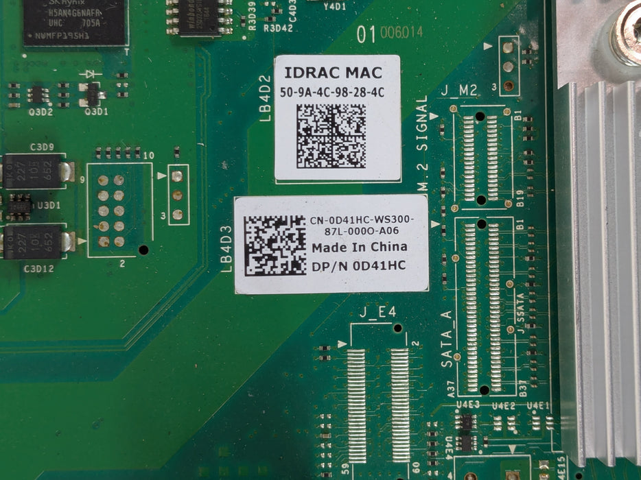 Dell D41HC Main System Motherboard Assembly for PowerEdge XC940