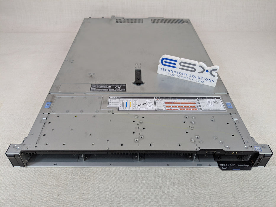 Dell PowerEdge R440 4x 3.5” 1U Server– 1x 4C Silver 4112 2.6GHz, 32GB RAM, H740p