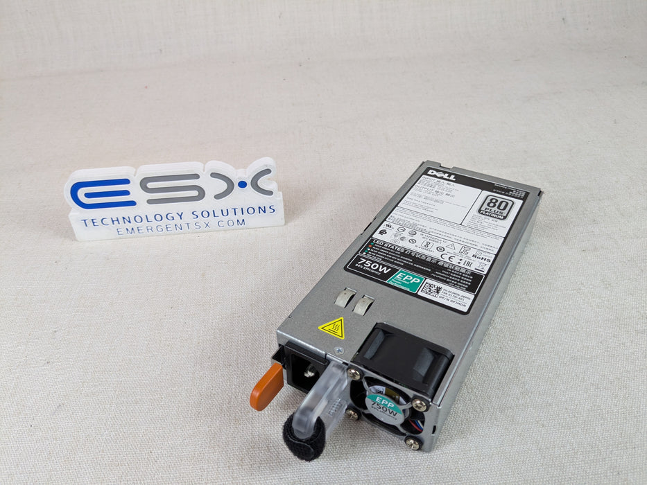 Dell PJMDN 750W EPP 80 Plus Platinum Power Supply R630 R730 R640 R740 R740XD