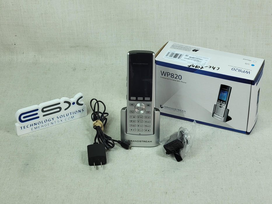 Grandstream WP820 Enterprise Portable WiFi Phone and Accessories