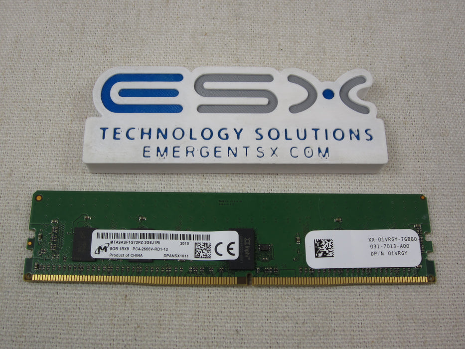Dell 1VRGY 8GB 1Rx8 PC4-2666V DDR4 ECC RDIMM