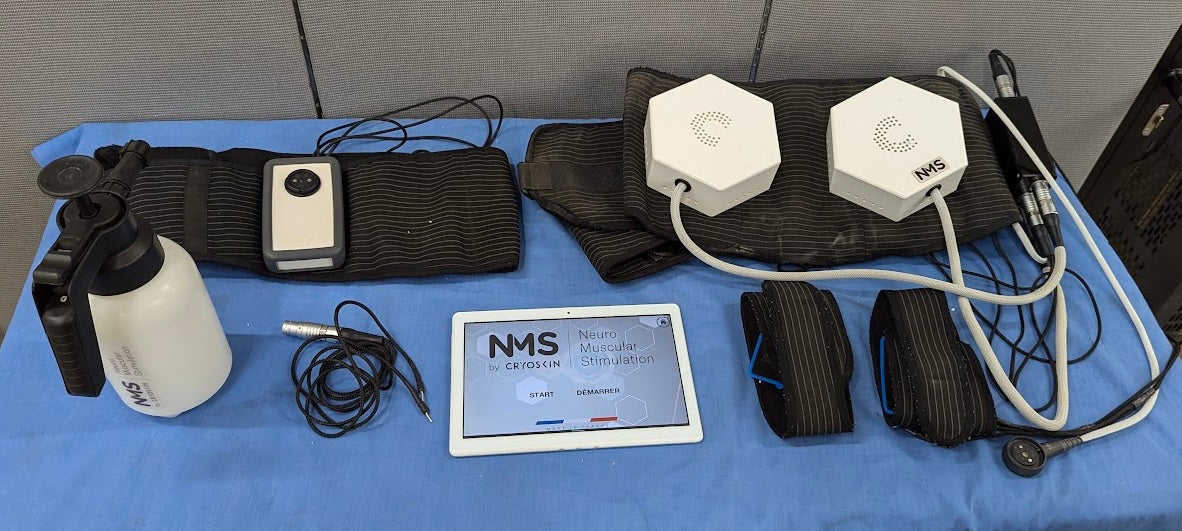 Neuro Muscular Stimulation by Cryoskin Weight and beauty device