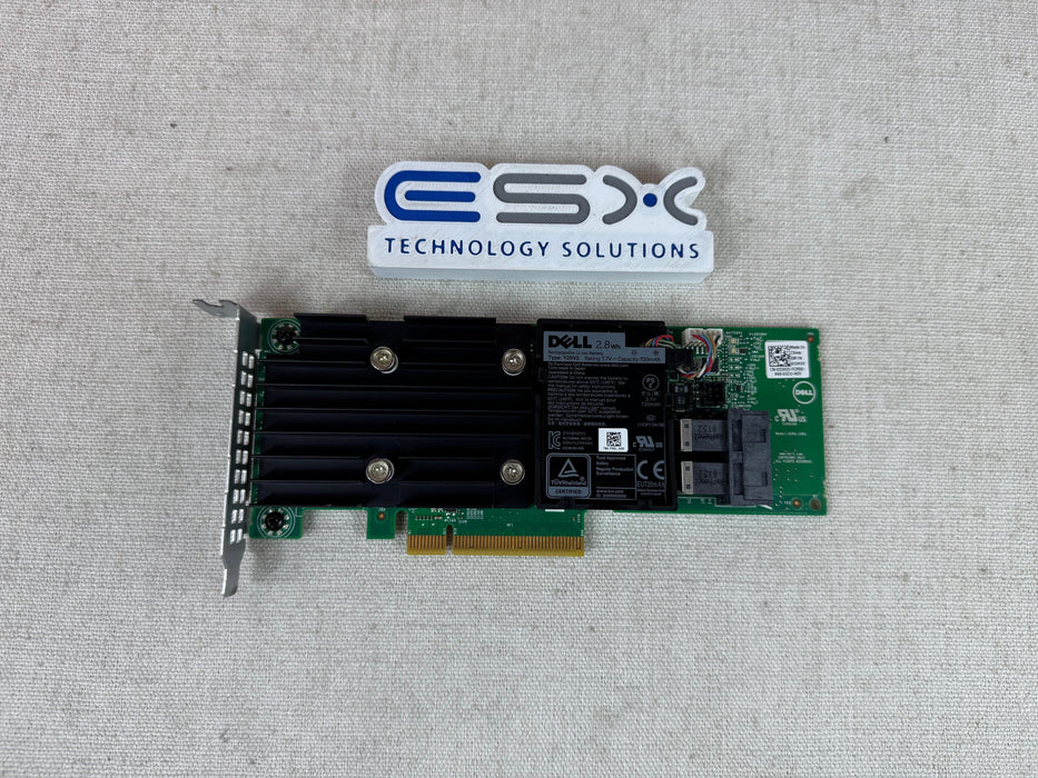 Dell 3JH35 PERC H740p 8GB BBU Cache 12Gb/s SAS/SATA PCIe RAID Controller Card LP