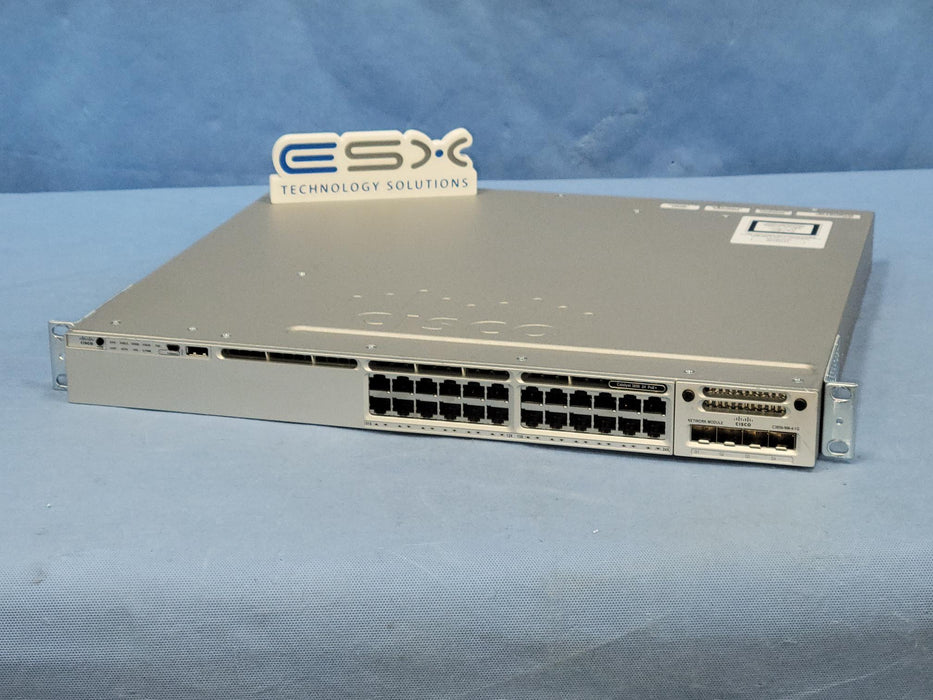 Cisco Catalyst WS-C3850-24P-L 24 Port PoE+ Ethernet Switch 715W AC 4x 1G Mod