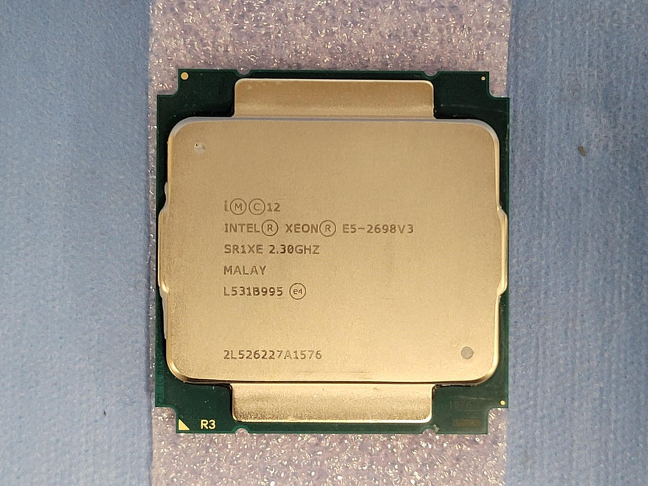 Intel Xeon 16-Core E5-2698v3 @ 2.3GHz 40MB 135W Processor SR1XE CPU
