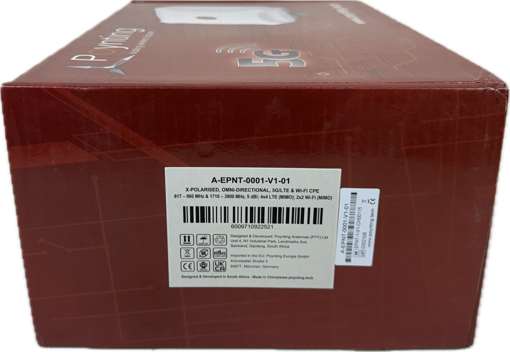 New in Box A-EPNT-0001-V1-01 Poynting Cross-Polarised Omni-Directional Antenna
