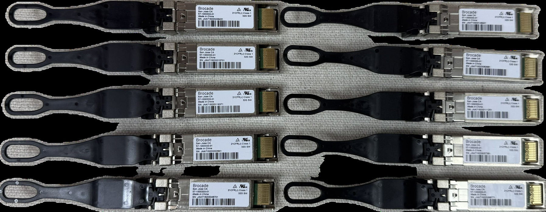 Lot of 10 Brocade 57-1000333-01 32G SW SFP+ optical transceiver | XBR-000212
