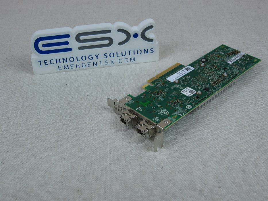 Dell 807N9 Qlogic QL41112 Dual Port 10G SFP+ Network Adapter w/ SFPs Low Profile