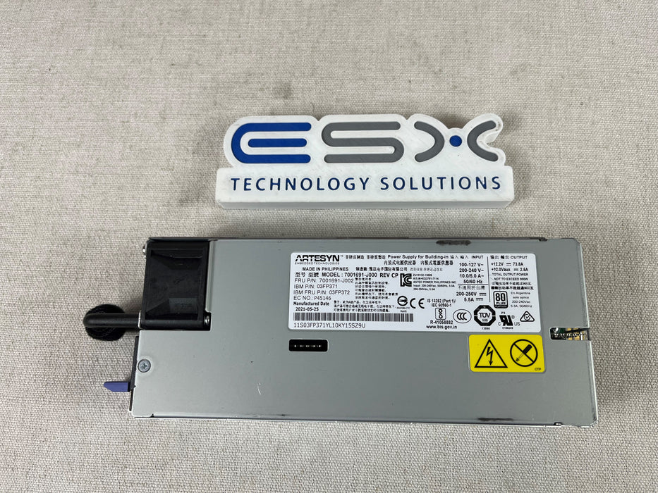 IBM 900W AC PSU 03FP372, 03FP371