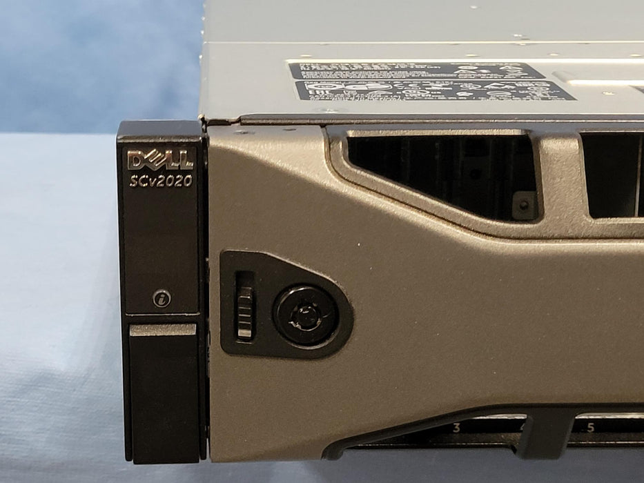 Compellent SCv2020 2U Storage Array - 24x 480GB SSD, 2x 12G-SAS-4 Cont ...